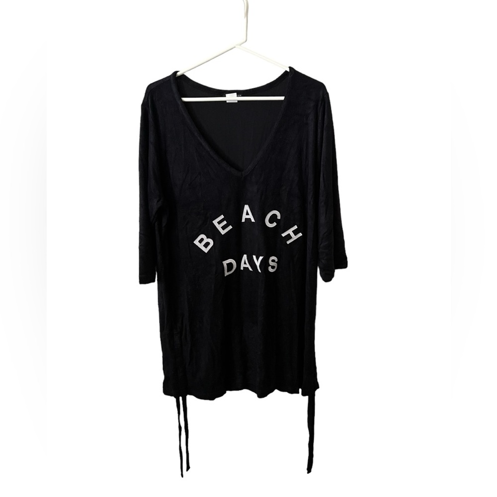 Swim cover up , black